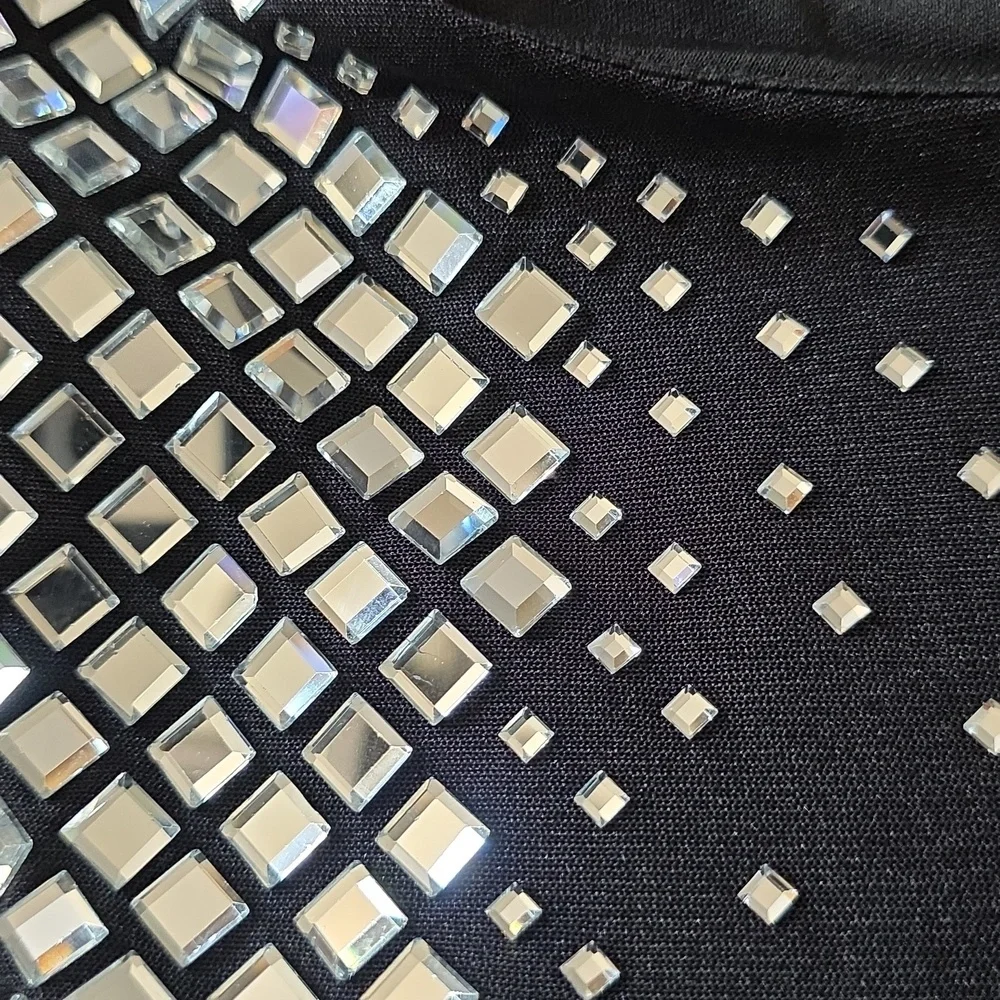 Symphony Black Mini Dress - Picture 9 of 11
